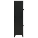 skab 38x45x180 cm stål sort