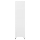 skab 90x45x180 cm stål hvid
