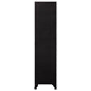 skab 90x45x180 cm stål sort