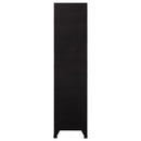 skab 90x45x180 cm stål sort