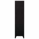 skab 90x40x180 cm stål sort