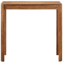 barbord 110x55x106 cm massivt akacietræ med honningfinish
