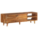 Tv-bord 140x30x40 cm massivt akacietræ med honningfinish