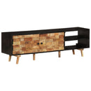 tv-bord 140x30x45 cm ru mangotræ og massivt akacietræ