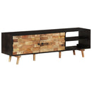 tv-bord 140x30x45 cm ru mangotræ og massivt akacietræ