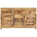 skænk 110x30x65 cm massivt mangotræ