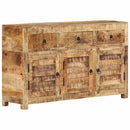 skænk 110x30x65 cm massivt mangotræ