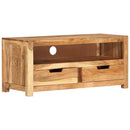 tv-bord 88x35x40 cm massivt akacietræ