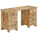 skrivebord 140x50x77 cm massivt mangotræ