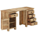 skrivebord 140x50x77 cm massivt mangotræ