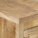 skrivebord 140x50x77 cm massivt mangotræ