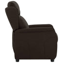 Liggestol Mørk Brun 66,5 x 94 x 101,5 cm Polyester