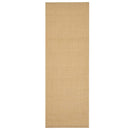 gulvtæppe 100x300 cm naturlig sisal sandfarvet