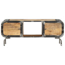 tv-bord 110x30x42 cm massivt mangotræ