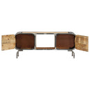tv-bord 110x30x42 cm massivt mangotræ