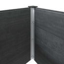højbed 200x50x54 cm WPC grå