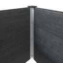højbed 200x100x54 cm WPC grå