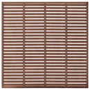 jalousihegn 180x180 cm WPC brun