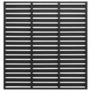hegnspanel 180x180 cm WPC sort