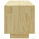 tv-bord 110x30x33,5 cm massivt fyrretræ