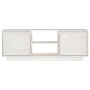 tv-bord 110x30x40 cm massivt fyrretræ hvid