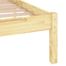 sengeramme 160x200 cm massivt fyrretræ