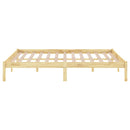 sengeramme 180x200 cm massivt fyrretræ