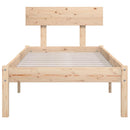 sengeramme 90x200 cm massivt fyrretræ