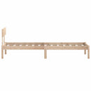 sengeramme 90x200 cm massivt fyrretræ