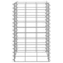 gabion-højbede 3 stk. 30x30x50 cm jern