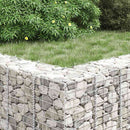 gabion-højbede 3 stk. 30x30x100 cm jern