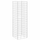 gabion-højbede 3 stk. 30x30x100 cm jern