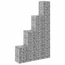 gabion-højbede 4 stk. 30x30x50/100/150/200 cm jern