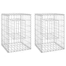 gabionkurve 2 stk. 40x40x60 cm jern