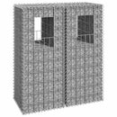 gabionkurve 2 stk. 40x40x100 cm jern