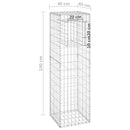 gabionkurv 40x40x140 cm jern