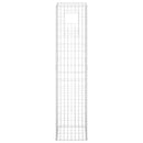 gabionkurve 2 stk. 40x40x180 cm jern