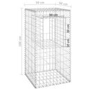 gabionkurv 50x50x100 cm jern