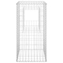 gabionkurve 2 stk. 50x50x100 cm jern