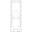 gabionkurve 2 stk. 50x50x140 cm jern