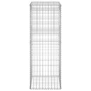 gabionkurve 2 stk. 50x50x140 cm jern