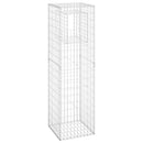 gabionkurve 2 stk. 50x50x180 cm jern