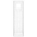 gabionkurve 2 stk. 50x50x180 cm jern