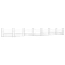 gabionkurv med 8 stolper 860x20x100 cm U-facon jern