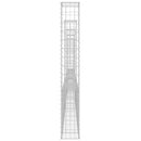 gabionkurv med 5 stolper 500x20x150 cm U-facon jern