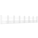 gabionkurv med 8 stolper 860x20x150 cm U-facon jern