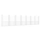 gabionkurv med 8 stolper 860x20x200 cm U-facon jern