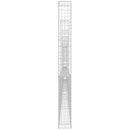 gabionkurv med 8 stolper 860x20x200 cm U-facon jern