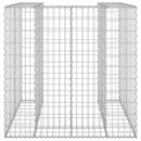 gabionvæg til affaldsspand 110x100x110 cm galvaniseret stål