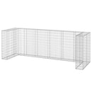gabionvæg til affaldsspand 325x100x110 cm galvaniseret stål
